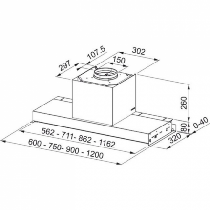 Вытяжка Franke FST DRIP-FREE 60 X/2 KL 305.0705.074