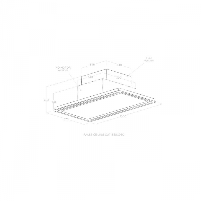 Вытяжка встраиваемая Elica HILIGHT-X H16 WH/A/100 PRF0173442A Вытяжка встраиваемая Elica HILIGHT-X H16 WH/A/100 PRF0173442A
