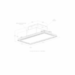 Вытяжка встраиваемая в потолок Elica ILLUSION H16 BL/A/100 PRF0172645A