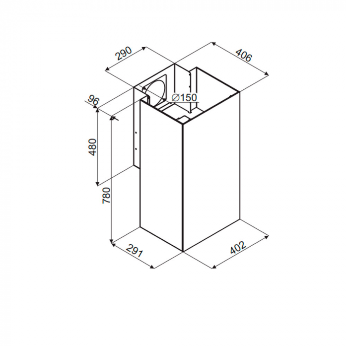 Кухонная вытяжка Maunfeld Bath 402 нержавеющая сталь Кухонная вытяжка Maunfeld Bath 402 нержавеющая сталь
