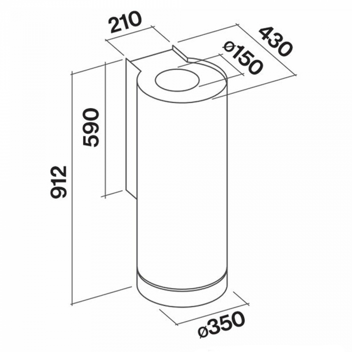 Вытяжка пристенная Falmec Polar White 35 CPWN90.E0P2#ZZZB491F Вытяжка пристенная Falmec Polar White 35 CPWN90.E0P2#ZZZB491F