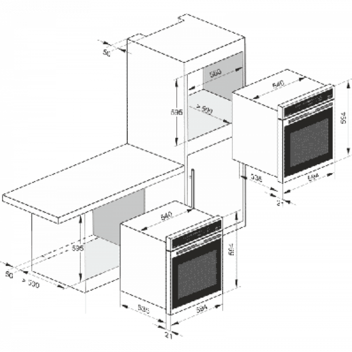Газовый духовой шкаф Kaiser EG 6374 W Газовый духовой шкаф Kaiser EG 6374 W