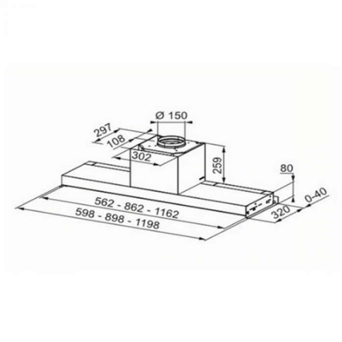 Кухонная вытяжка Franke Style Pro FSTPRO 608 Inox 305.0522.798 Кухонная вытяжка Franke Style Pro FSTPRO 608 Inox 305.0522.798