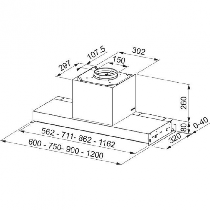 Вытяжка Franke FSTS DRIP-FREE 120 X 305.0702.608 Вытяжка Franke FSTS DRIP-FREE 120 X 305.0702.608