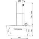 Кухонная вытяжка Franke STERLING 60 BK 330.0702.955