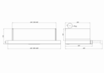 Кухонная вытяжка Elikor Интегра GLASS 50Н-400-В2Д нержавеющая сталь/бежевый 315.0567.338