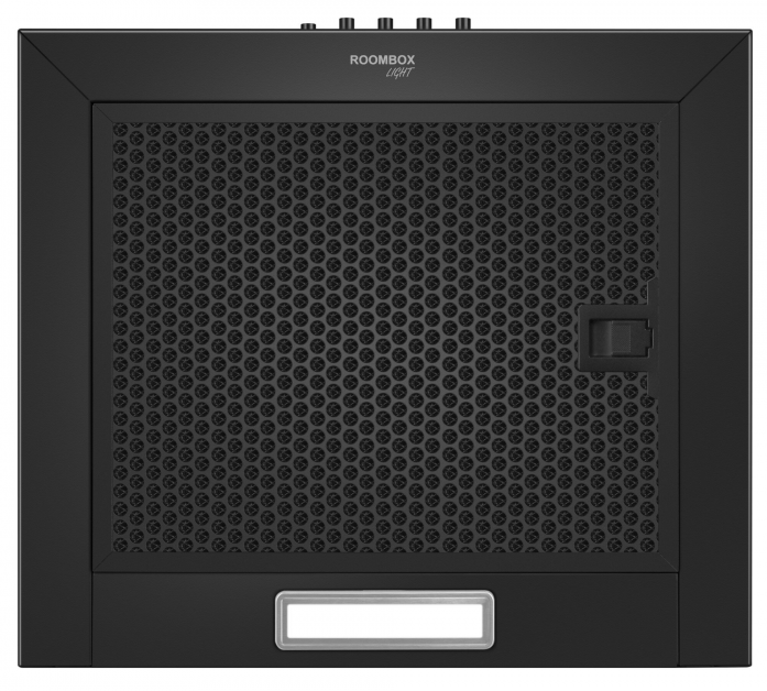 Вытяжка дизайнерская пристенная Meferi ROOMBOX40BK LIGHT Вытяжка дизайнерская пристенная Meferi ROOMBOX40BK LIGHT