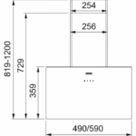 Кухонная вытяжка Franke LENS 50 WH 330.0712.213