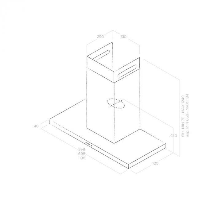 Вытяжка Elica THIN IX/A/60 PRF0144970 Вытяжка Elica THIN IX/A/60 PRF0144970