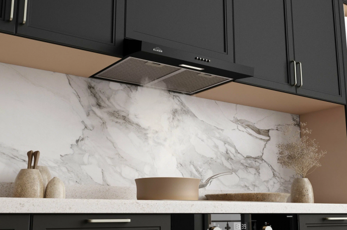 Кухонная вытяжка Elikor ECO ONE 60 BK 300.0744.539 Кухонная вытяжка Elikor ECO ONE 60 BK 300.0744.539