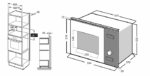 Встраиваемая микроволновая печь Kuppersberg HMW 650 BX