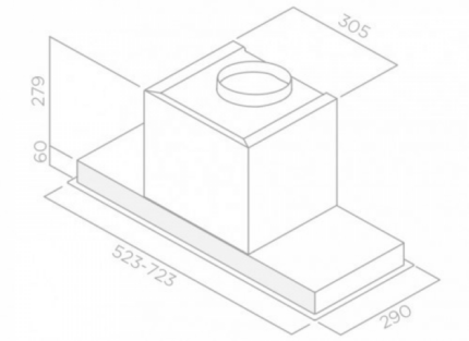 Вытяжка Elica HIDDEN 2.0 IXGL/A/52 PRF0097676A