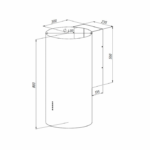 Кухонная вытяжка Akpo WK-10 Balmera WL 40 см золотой